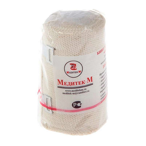 Бинт эластичный 3м х 8см (Медитек)