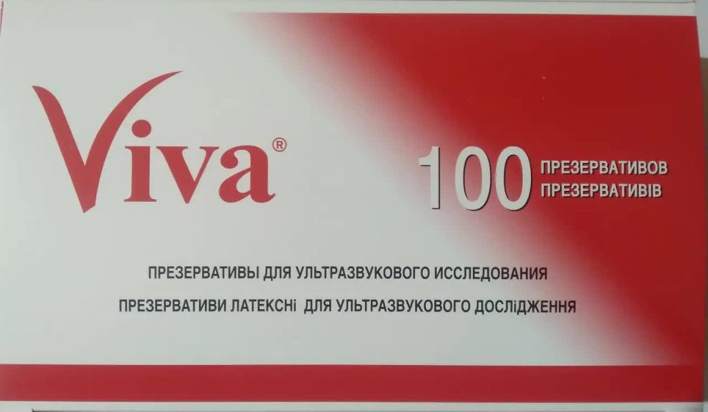 Презервативы для УЗИ без смазки, (Viva) Малайзия /100/