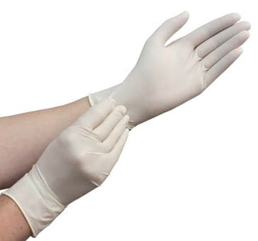 Перчатки смотровые латекс. с полимер. покр. н/о н/стер. L (SitekMed) /500/