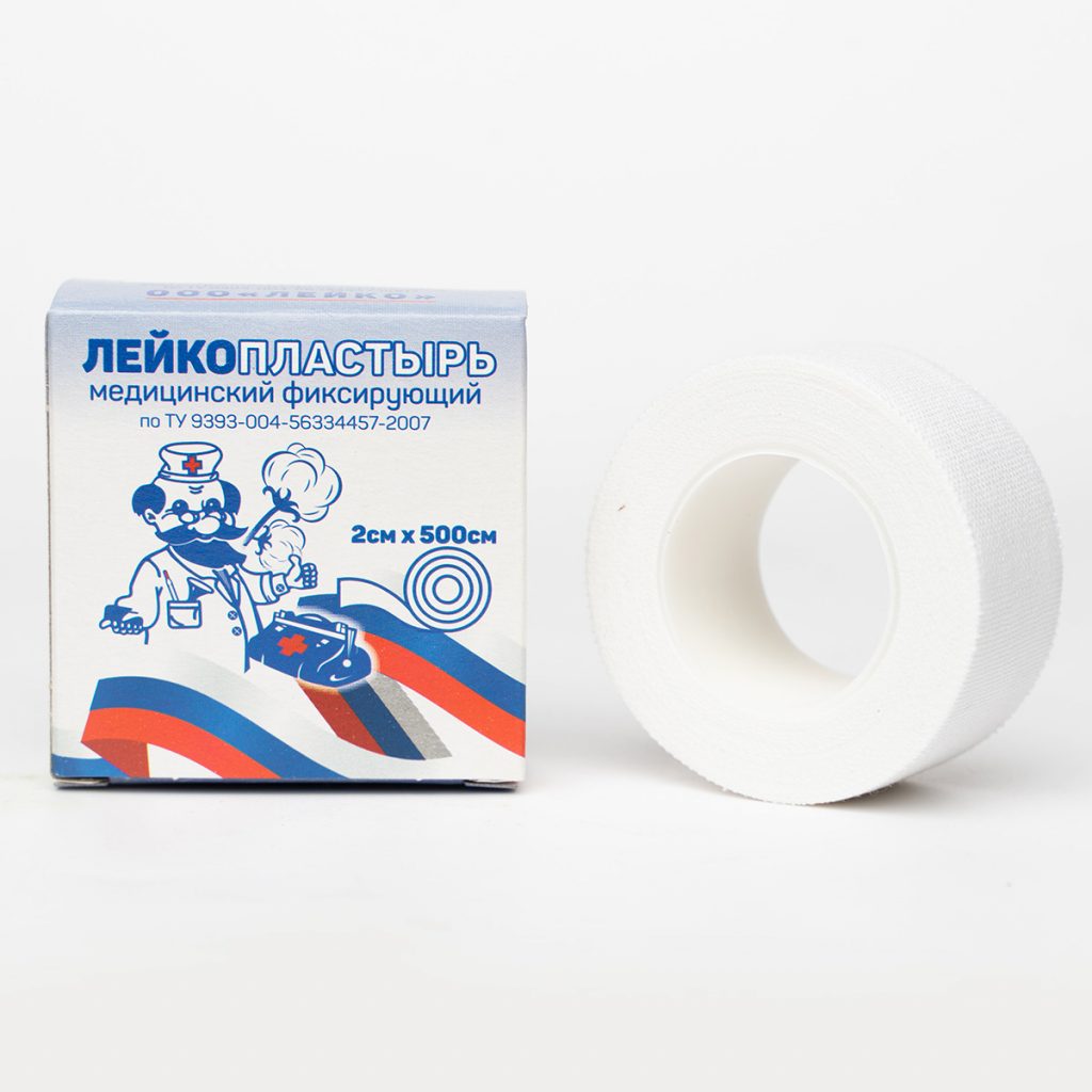 Лейкопластырь 2х500 на тканевой основе карт.уп. (ЛЕЙКО) /20/720