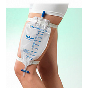 Мочеприемник одноразовый ножной 750мл с крест.краном (Vogt Medical) /10/250