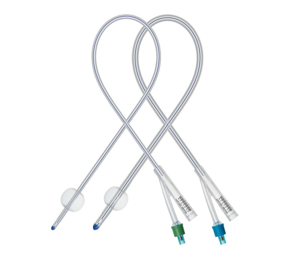 Катетер Фолея двухходовой силиконовый СН-12 MEDEREN