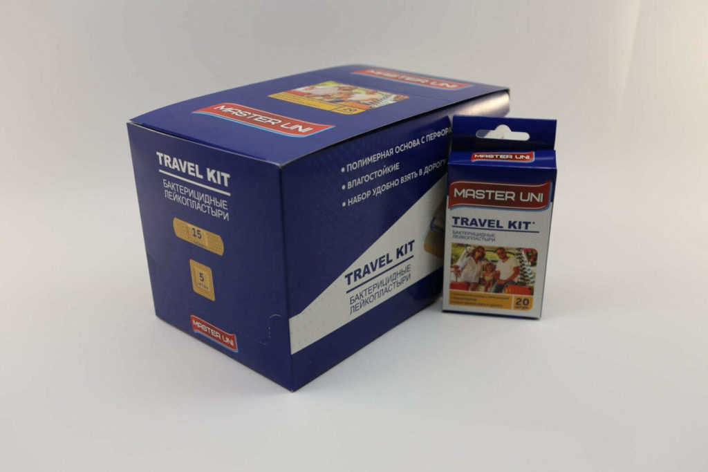 Набор Лейкопластырь Дорожный 20шт /10уп/200/