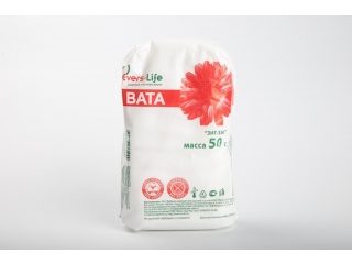 Вата хирург. н/стр. Зиг-Заг 50 гр. Ника (Розовый фламинго) /80/