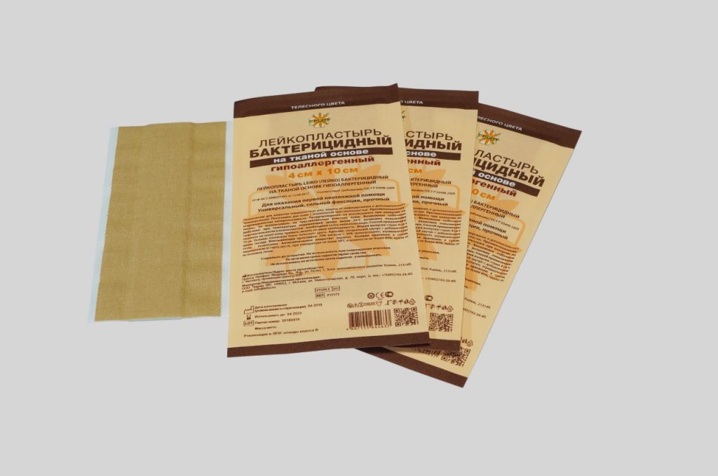 Лейкопластырь бактер. 4,0х10,0 (ЛЕЙКО)/240/3600