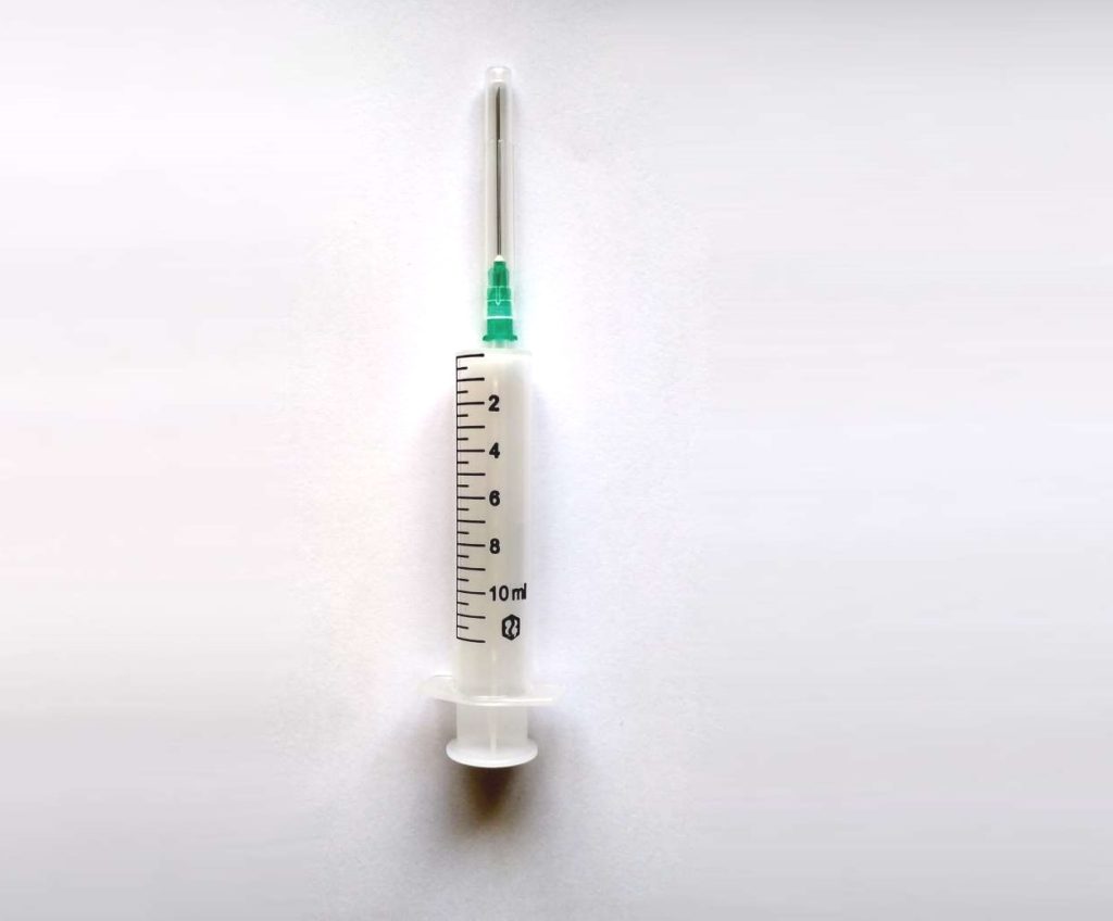 Шприц 2-х дет. (Медпласт) 10Б  (Луер) 21G с иглой (0,8х40) /700/