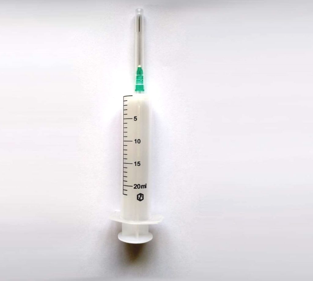 Шприц 2-х дет. (Медпласт) 20Б  (Луер) 21G с иглой (0,8х40) /500/