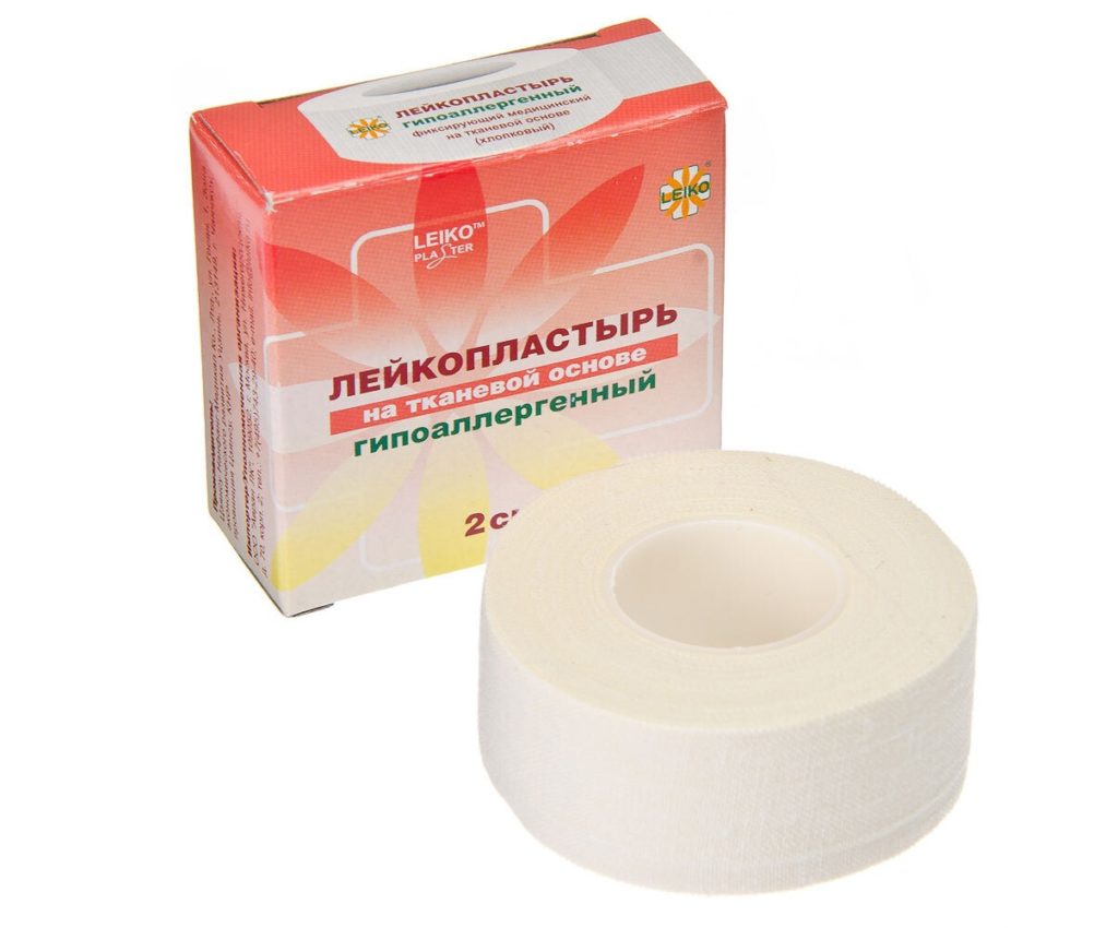 Лейкопластырь 2х250 на тканевой основе карт. уп. (LEIKO) Китай /24/
