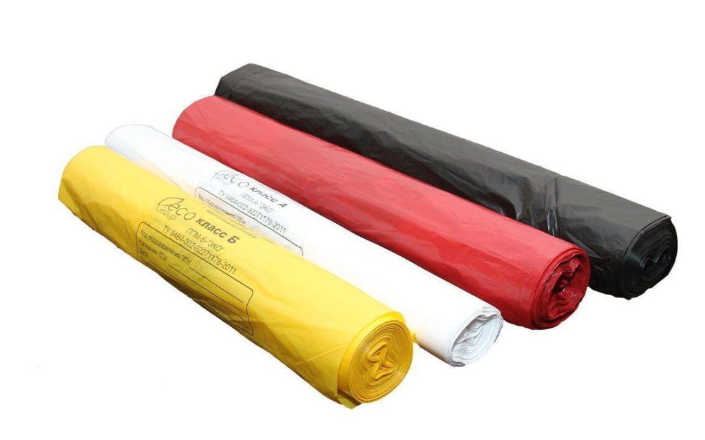 Пакет для сбора и хранения мед. отходов класс Б 700х800 60л. (Эко Групп) (желтый) /1000