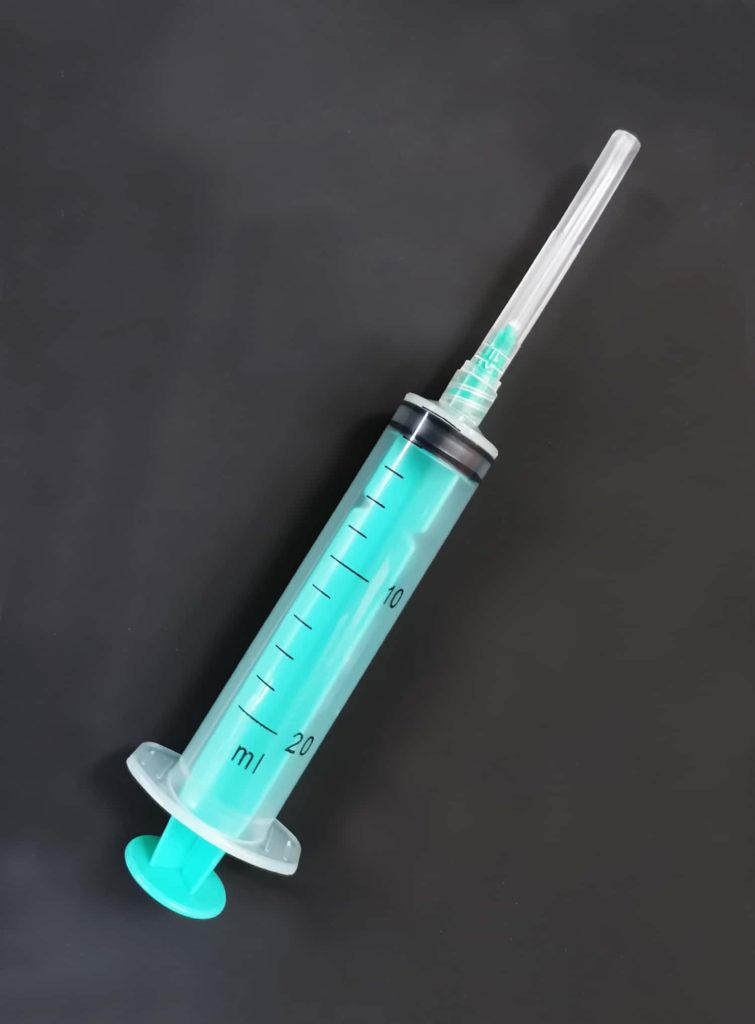 Шприц 3-х дет. (Россия, МПК Елец) 20 мл ЛУЕР-ЛОК 21G (0,8х40) /300/