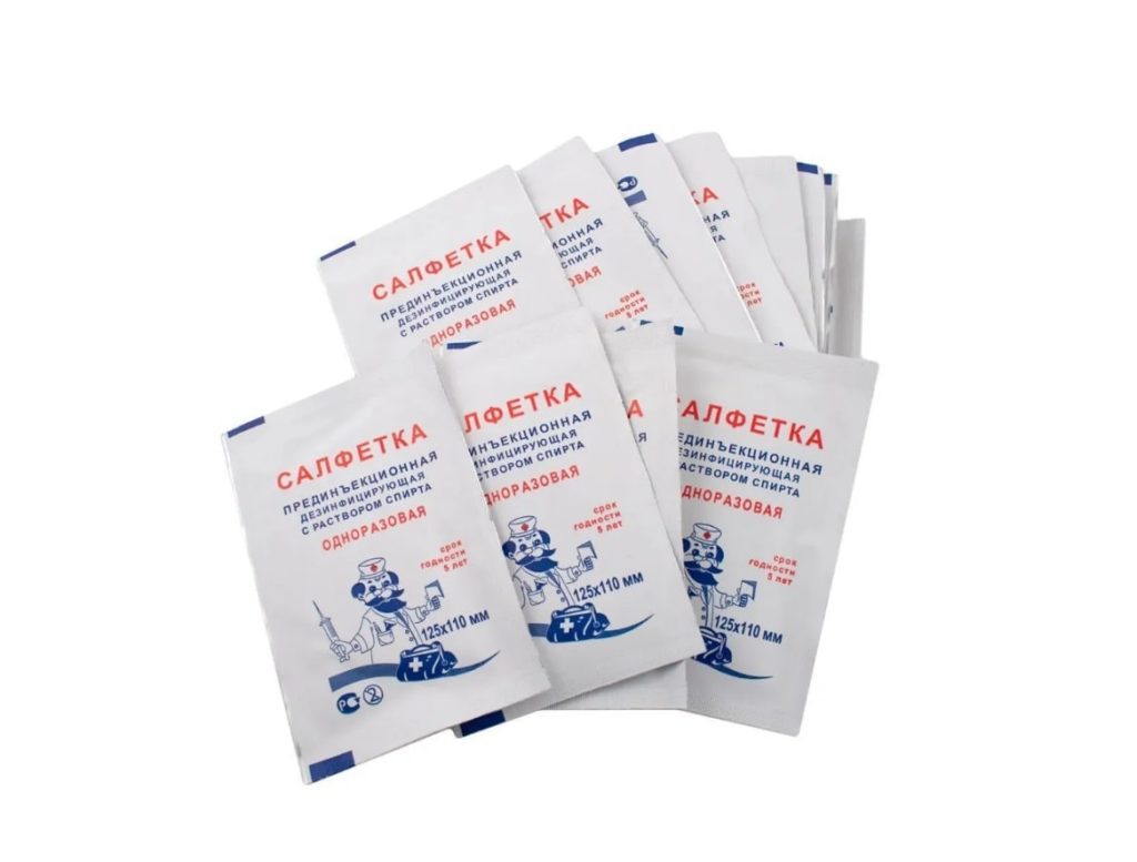 Салфетка спиртовая антисепт. 11,0х12,5см  Лейко/50/4000