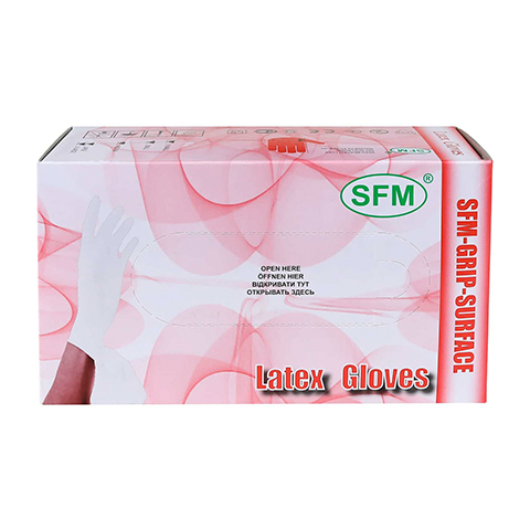 Перчатки смотровые н/о н/стер. текстур. S (SFM) /50/500/