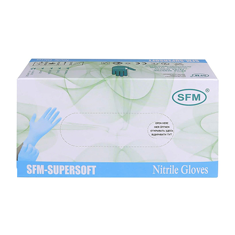 Перчатки нитриловые н/о н/стер. M (SFM) /1000/500