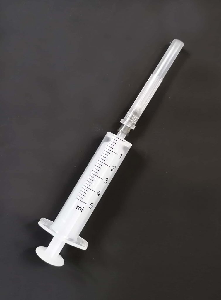 Шприц 2-х дет. (Россия, МПК Елец) 5 мл 22G (0,7х40) /750/