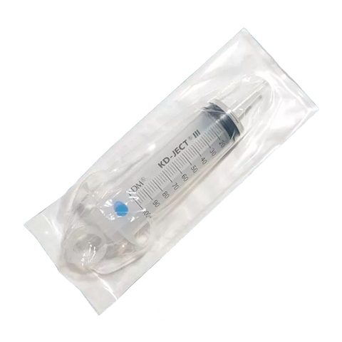 Шприц 3-х дет. 100 мл катетер. тип без иглы /KD-JECT/