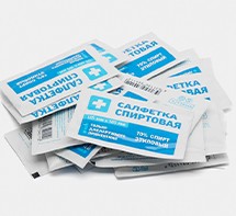 Спиртовые салфетки – типы и особенности